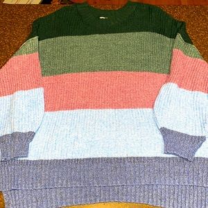 American eagle oversize crew neck sweater